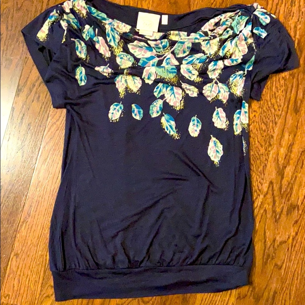 Anthropologie Vanessavirginia cotton top sz small